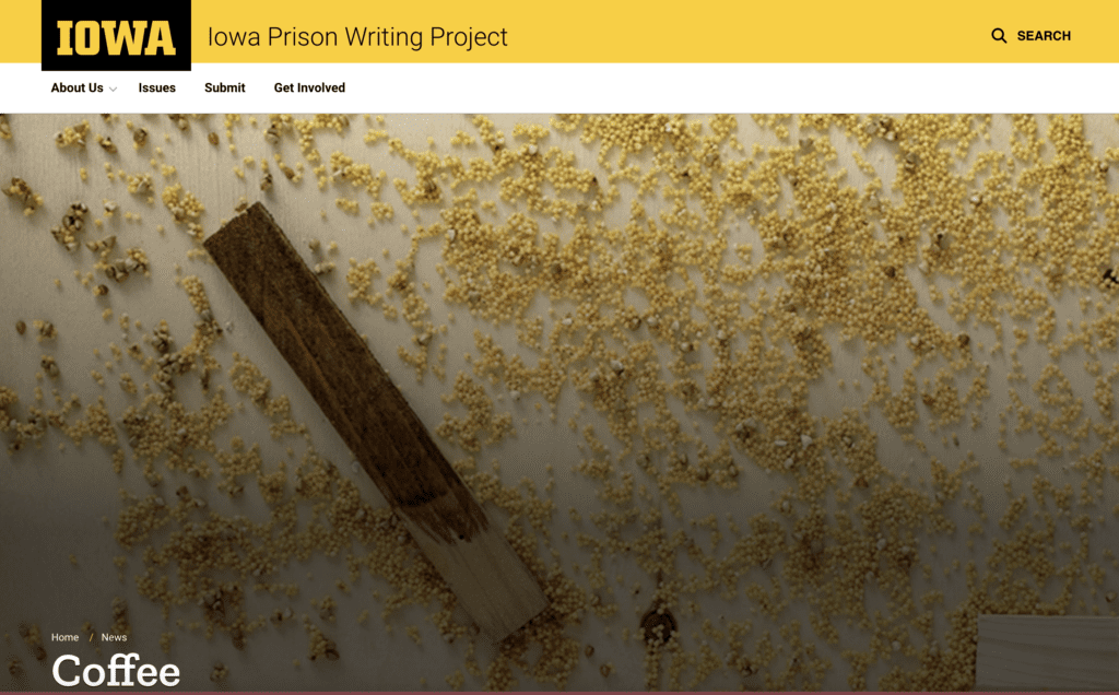Iowa Prison Writing Project webpage